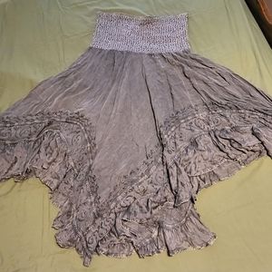 Sage green strapless dress size Plus